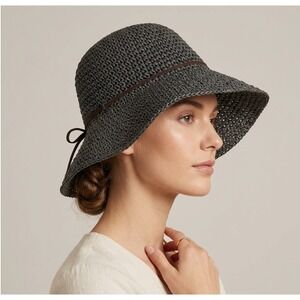 Cablo Camurie Wide Brim Woven Summer Floppy Hat